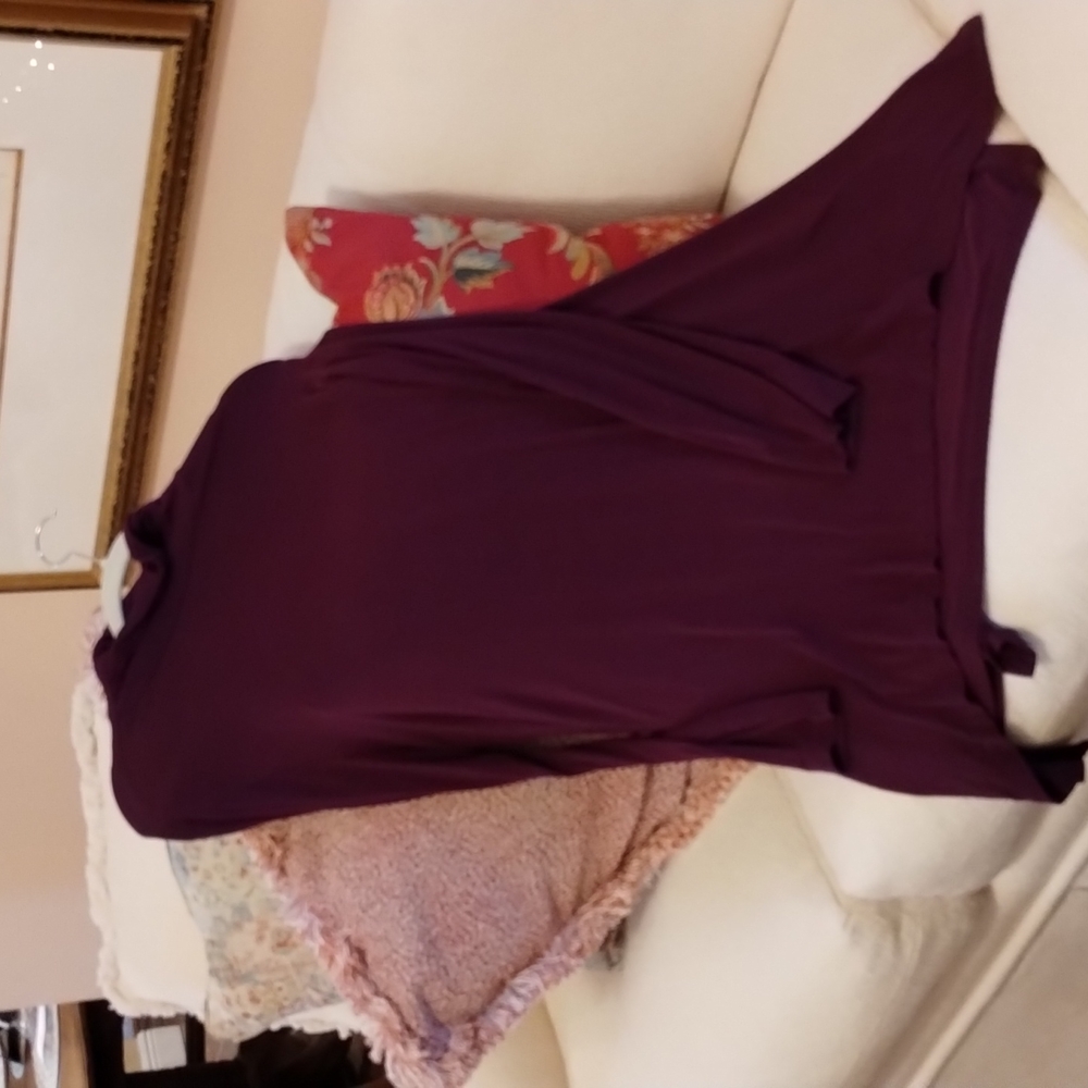 Soft Surroundings Burgundy Tunic